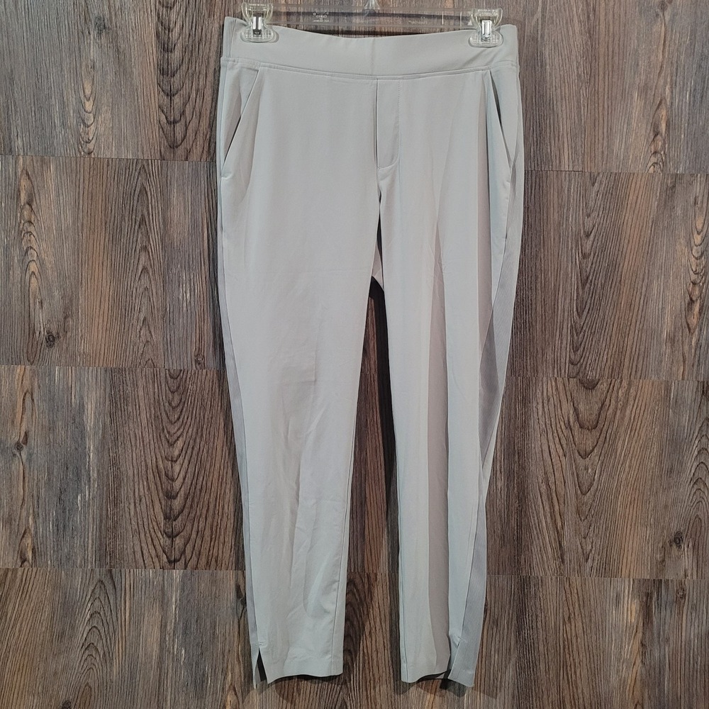 Athleta Brooklyn Mid Rise Ankle Pant Sz 8 x 27 Abalone Gray Athleisure Commute